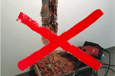 ohne Stemmarbeiten